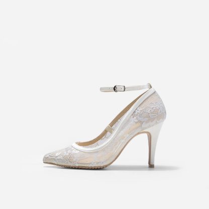 Ivory Bridal High Heels - Image 4