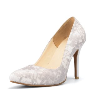 Ivory Lace Wedding Shoes