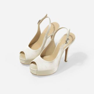 Ivory Satin Wedding Women's High Heels