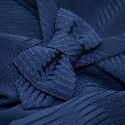 Dark blue stylish elegant bow tie - Image 2