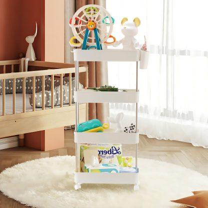 Kitchen Slim Mobile Storage Unit Organizer - Image 2
