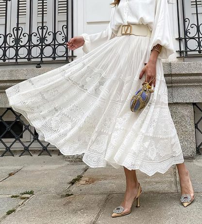 Ladies Elegant Lace Thin A-Line Party Maxi Dress