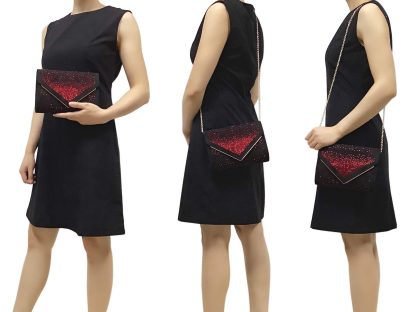 Ladies Party Black and Red Tote Bag - Image 3