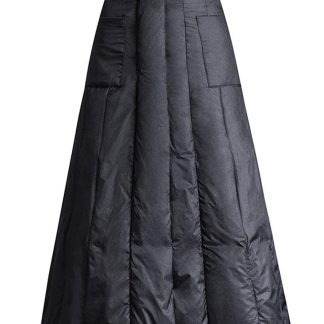 Ladies warm long down skirt