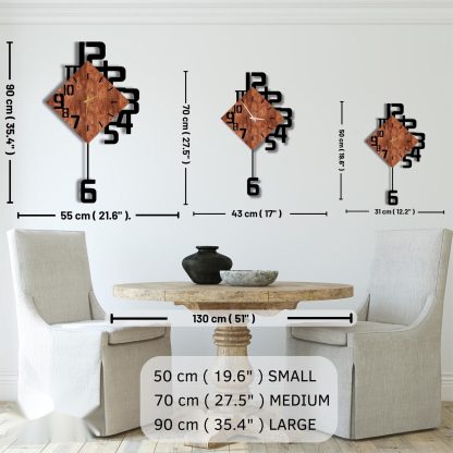 Large wall clock with numbers - Image 2