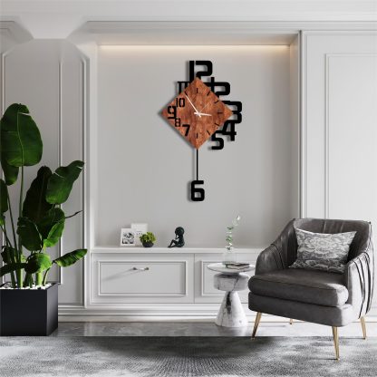 Large wall clock with numbers - Image 4