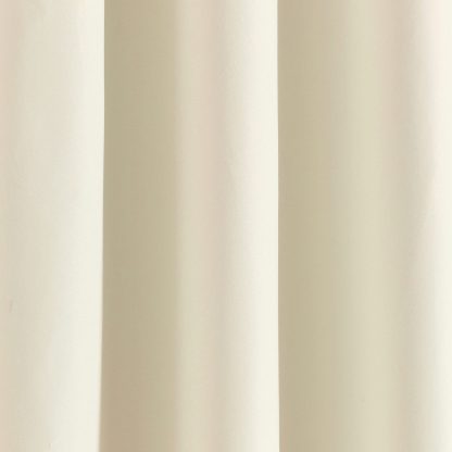 Lined Blackout Ivory Curtains - Image 3