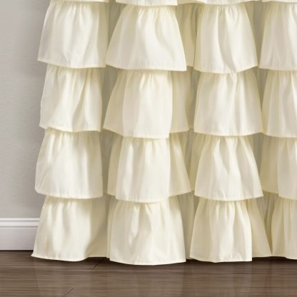 Lined Blackout Ivory Curtains - Image 5