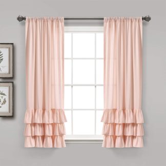 Shiny sequin blackout curtains