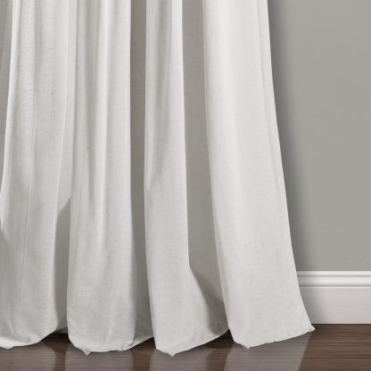Linen Button 100% Lined Blackout Curtains - Image 3