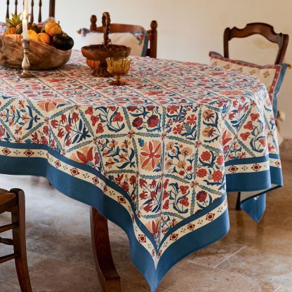 Linen Tablecloth Floral Tarp Tablecloth - Image 2