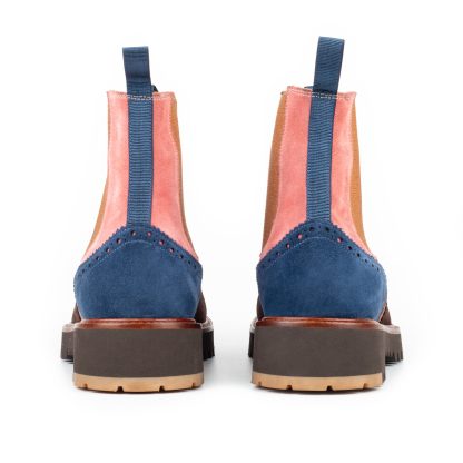 Men's Beige Handmade Chelsea Boots - Image 5