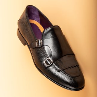 Men's Black Pair of Monk Shoes