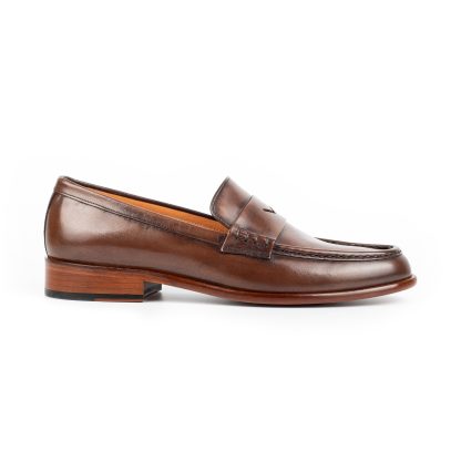 Men's Brown Slip-On Loafers - Image 5