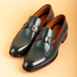 Men's Hardshell Buffalo Leather Slip-On Loafers