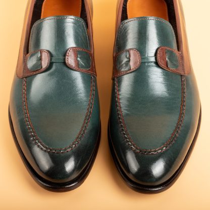Men's Hardshell Buffalo Leather Slip-On Loafers - Image 2