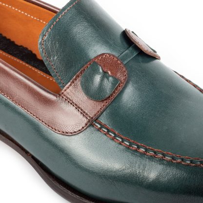 Men's Hardshell Buffalo Leather Slip-On Loafers - Image 3
