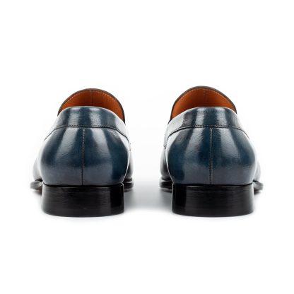 Men's Navy Slip-On Loafers - Image 3