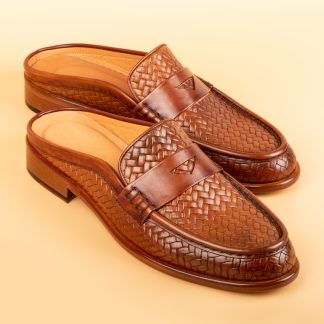 Men's Tobacco Mules
