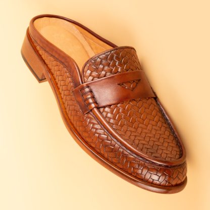 Men's Tobacco Mules - Image 4