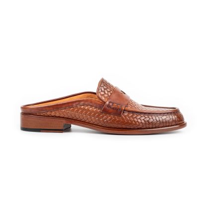 Men's Tobacco Mules - Image 6