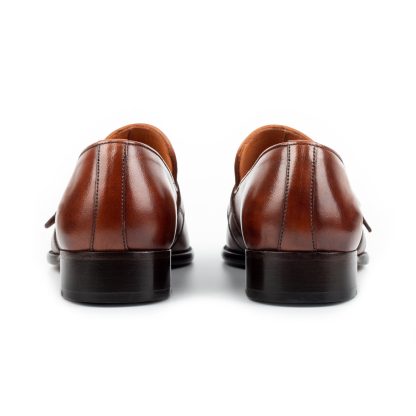 Men's Tobacco Single Monk Shoes - Image 3