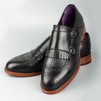 Men's Light Green Pair of Monk Shoes