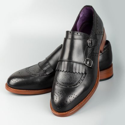 Men's Light Green Pair of Monk Shoes
