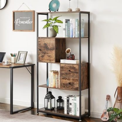 Metal frame wooden storage rack - Image 4