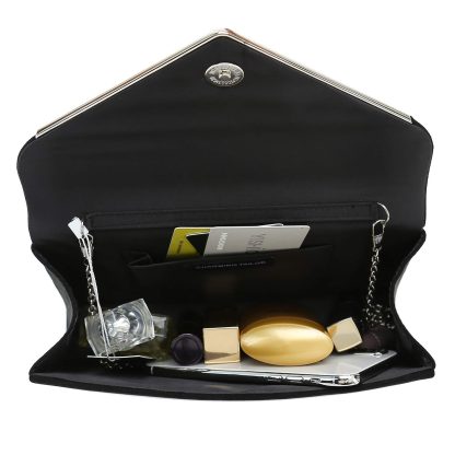 Metallic trim evening bag - Image 3