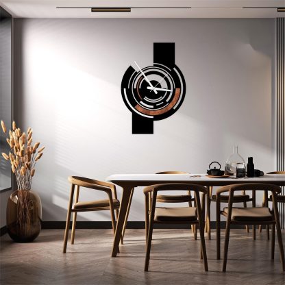 Mid Century Modern Wall Clock - Image 4