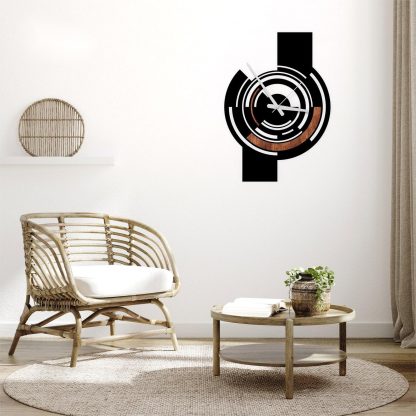 Mid Century Modern Wall Clock - Image 3