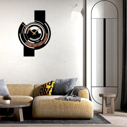 Mid Century Modern Wall Clock - Image 2