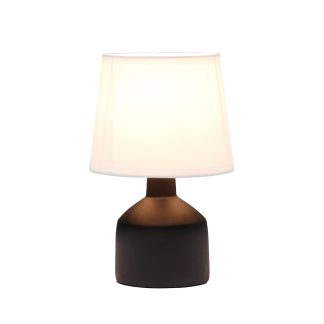 Mini Black Concrete Table Lamp