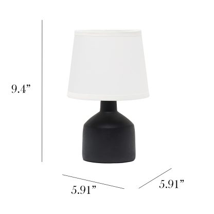Mini Black Concrete Table Lamp - Image 3