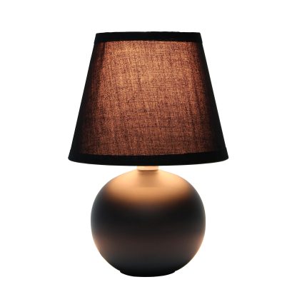Mini ceramic ball table lamp