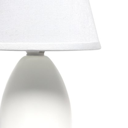 Mini egg-shaped ceramic table lamp - Image 5
