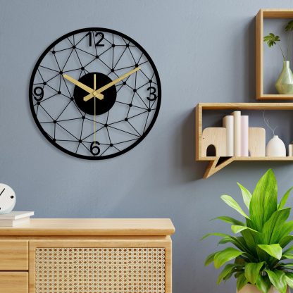 Minimalist Grid Large Clock Art - Image 2