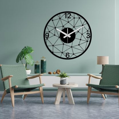 Minimalist Grid Large Clock Art - Image 4