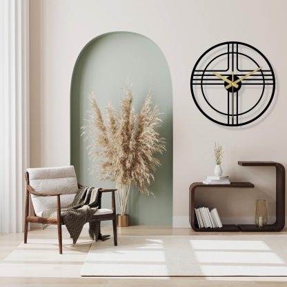 Minimalist Metal Wall Clock - Image 2
