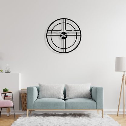 Minimalist Metal Wall Clock - Image 4