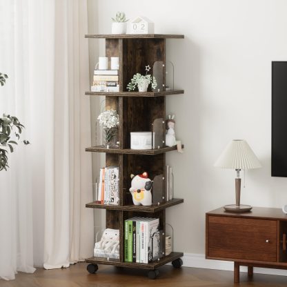 Mobile bookshelf with acrylic window - Image 2