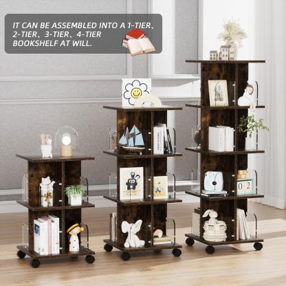 Mobile bookshelf with acrylic window - Image 4