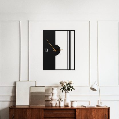 Modern Roman Numeral Wall Clock - Image 3