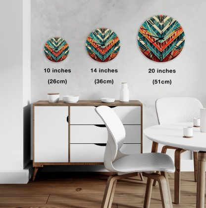 Modern abstract wall clock - Image 4
