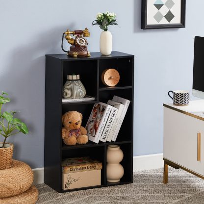 Modern bookcase with hardcover books - Image 2