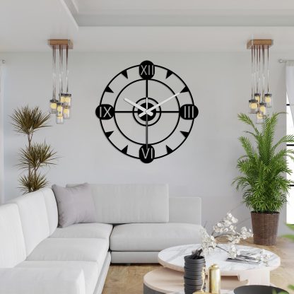 Modern simple large wall clock - Image 3