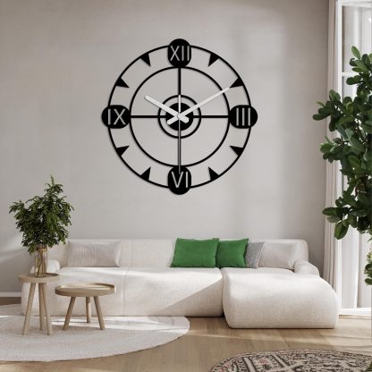 Modern simple large wall clock - Image 4