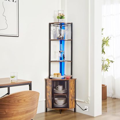 Narrow bookshelf with storage rack - Image 2
