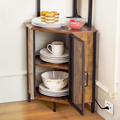 Narrow bookshelf with storage rack - Image 4
